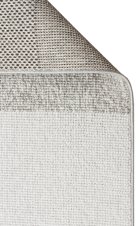 Budva 07 Grey Yumuşak Bukle Dokulu Hav Toz Vermeyen Kesme Yolluk, Koridor, Mutfak,Salon Halısı