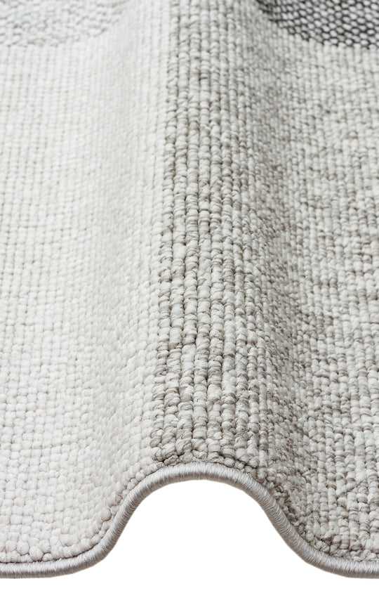 Budva 07 Grey Yumuşak Bukle Dokulu Hav Toz Vermeyen Kesme Yolluk, Koridor, Mutfak,Salon Halısı