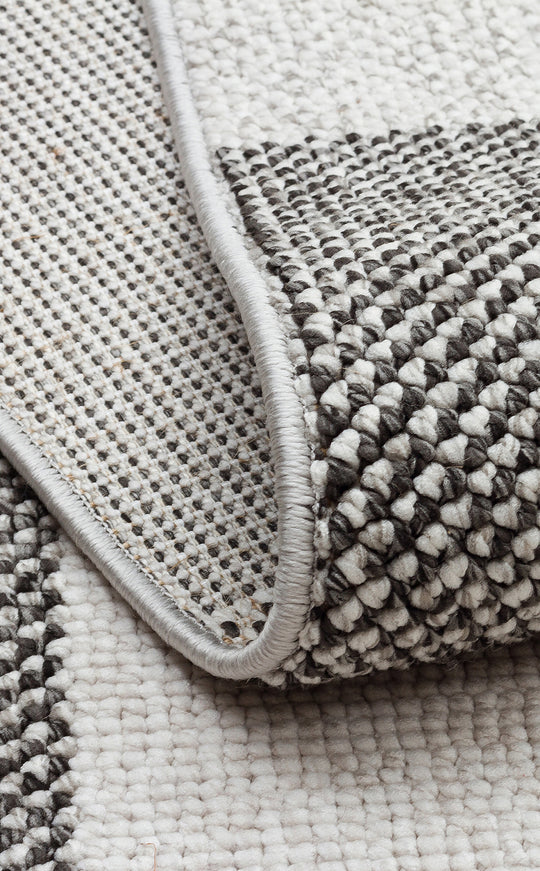 Budva 07 Grey Yumuşak Bukle Dokulu Hav Toz Vermeyen Kesme Yolluk, Koridor, Mutfak,Salon Halısı