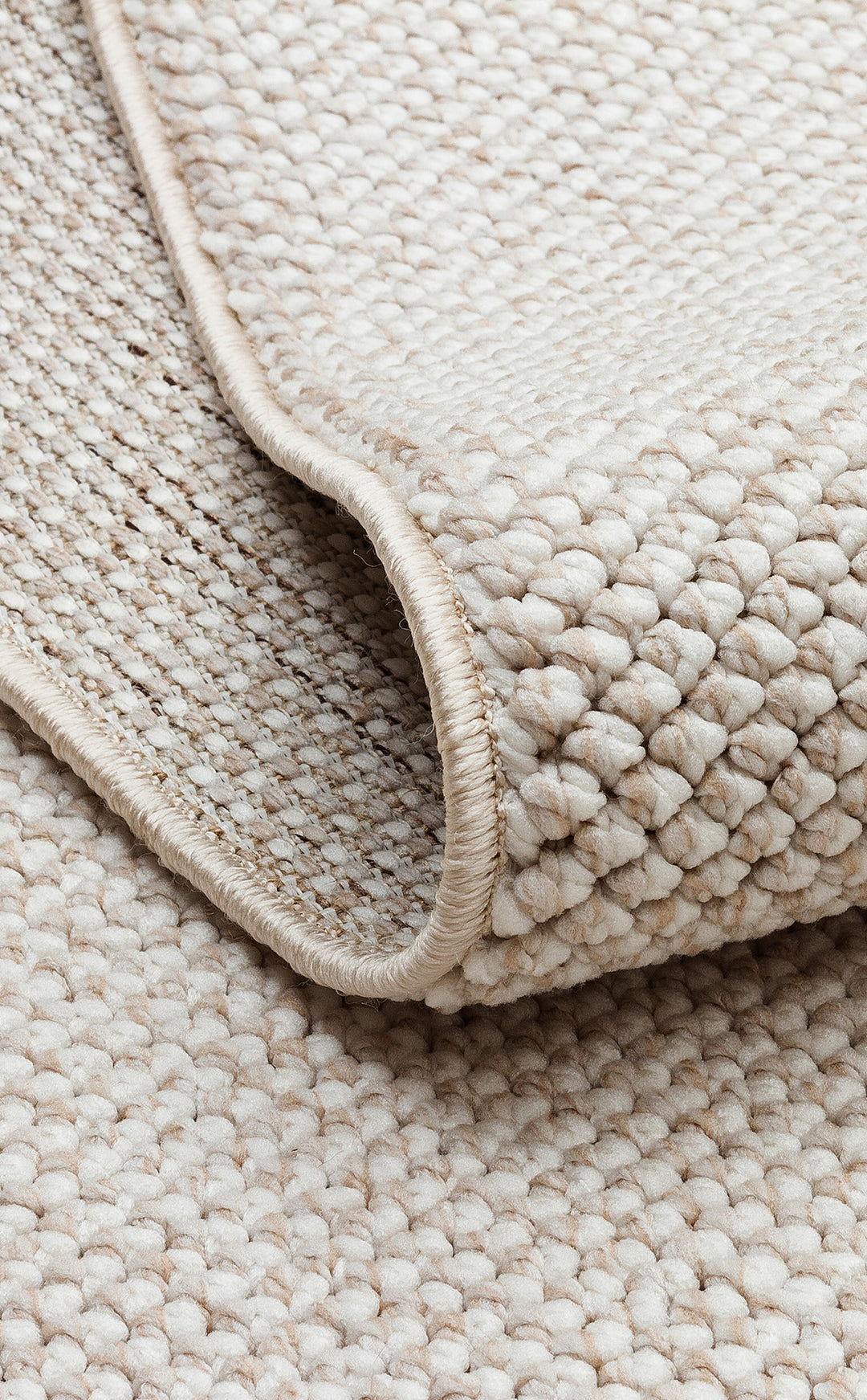 Budva Plain Beige Yumuşak Bukle Dokulu Hav Toz Vermeyen Kesme Yolluk, Koridor, Mutfak,Salon Halısı