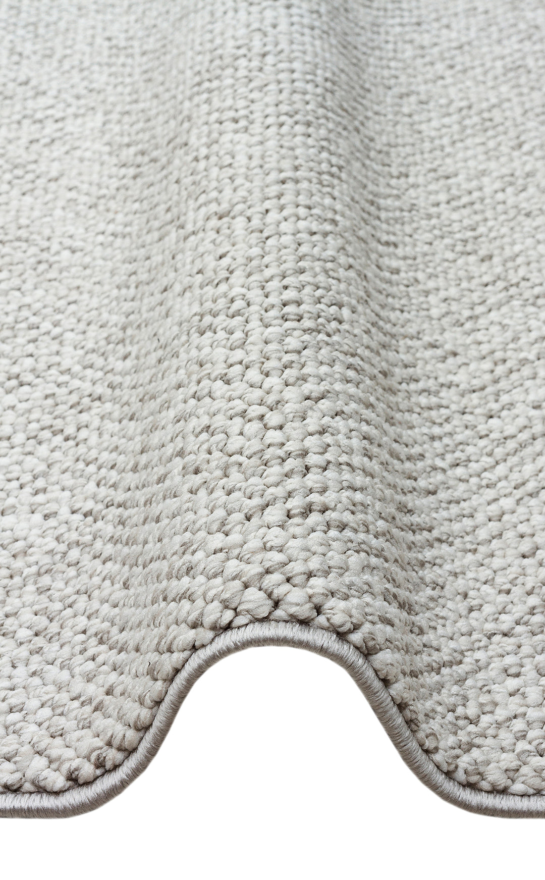 Budva Plain Grey Yumuşak Bukle Dokulu Hav Toz Vermeyen Kesme Yolluk, Koridor, Mutfak,Salon Halısı