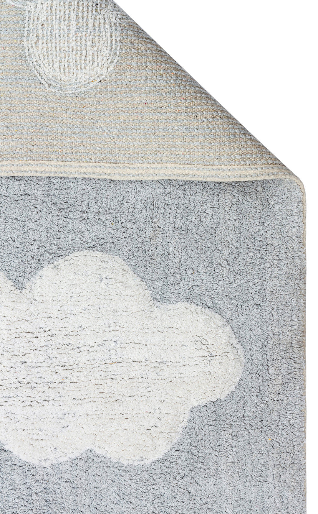 Candy Baby 14 %100 Pamuk Naturel Malzeme ile Üretilmiş Kaymaz Bebek Çocuk Halısı