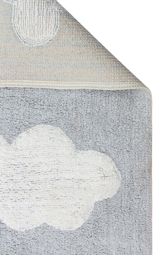 Candy Baby 14 %100 Pamuk Naturel Malzeme ile Üretilmiş Kaymaz Bebek Çocuk Halısı