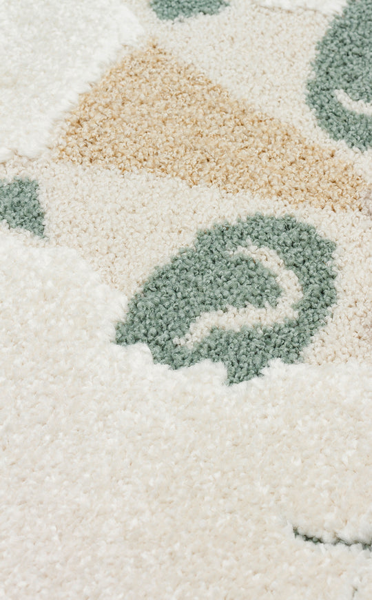 Zuma 04 cream multy Antialerjik Yapısıyla Özenle Üretilmiş Yıkanabilir Çocuk ve Bebek Halısı