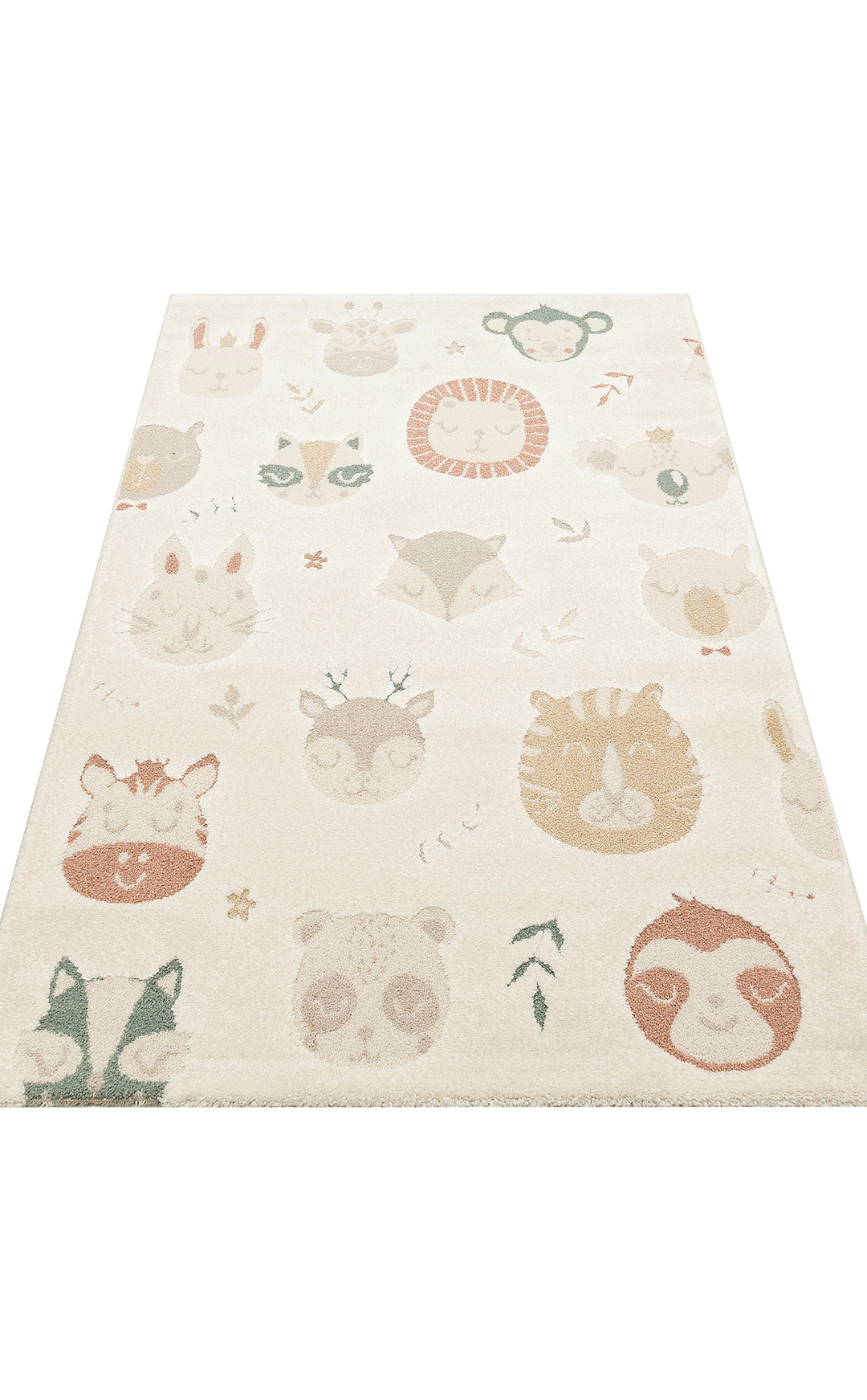 Zuma 04 cream multy Antialerjik Yapısıyla Özenle Üretilmiş Yıkanabilir Çocuk ve Bebek Halısı