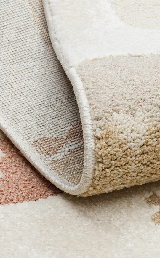 Zuma 04 cream multy Antialerjik Yapısıyla Özenle Üretilmiş Yıkanabilir Çocuk ve Bebek Halısı