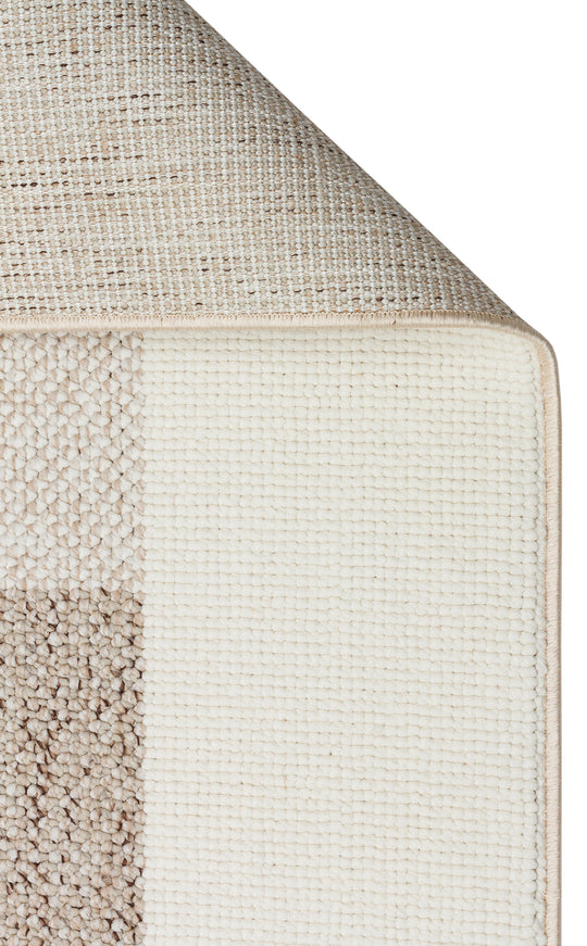 Budva 07 Beige Yumuşak Bukle Dokulu Hav Toz Vermeyen Kesme Yolluk, Koridor, Mutfak,Salon Halısı