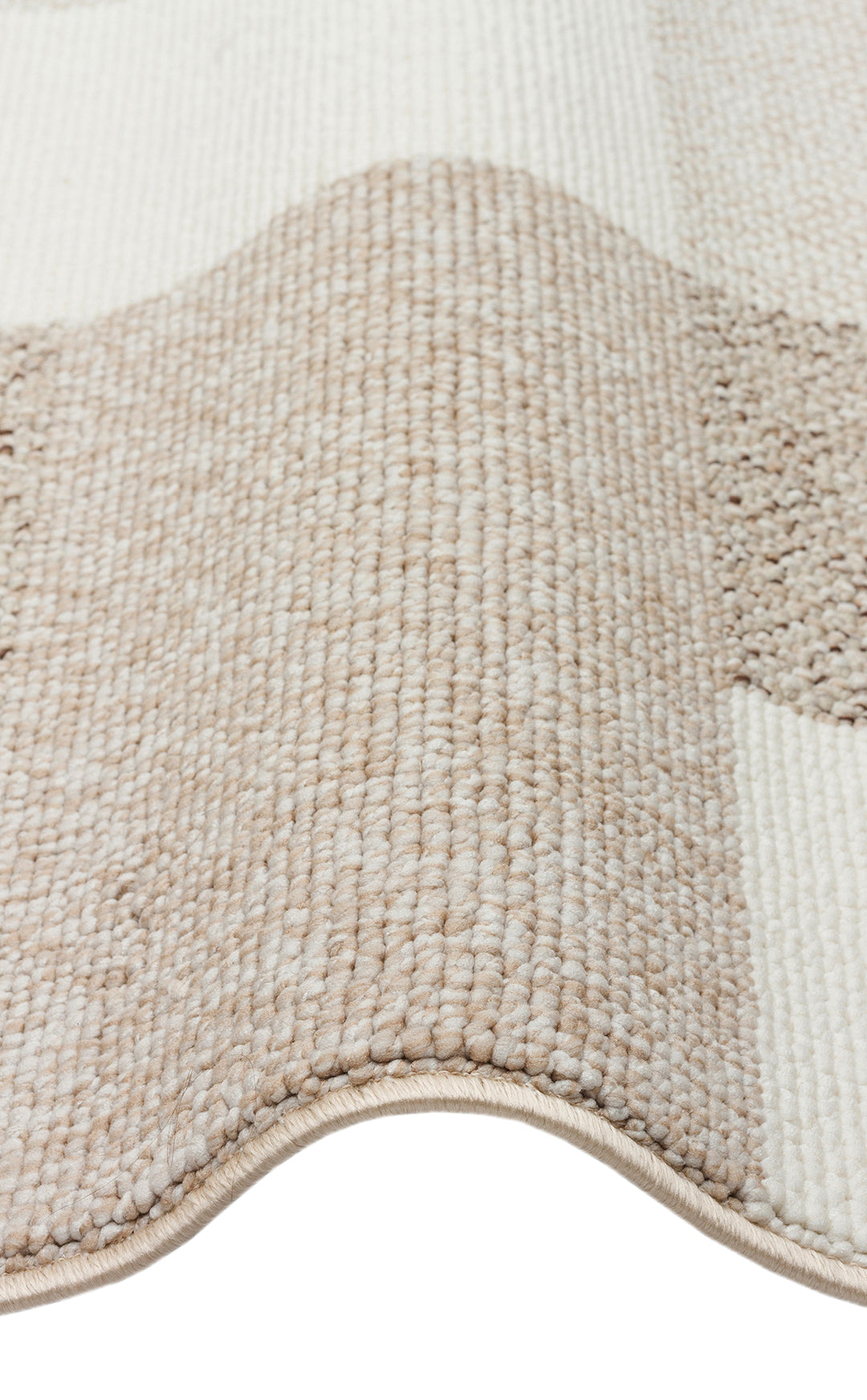 Budva 07 Beige Yumuşak Bukle Dokulu Hav Toz Vermeyen Kesme Yolluk, Koridor, Mutfak,Salon Halısı