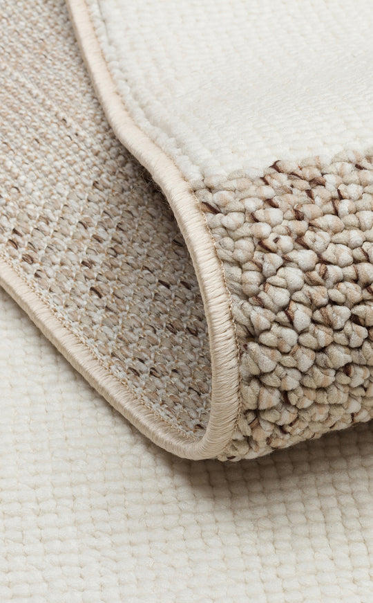 Budva 07 Beige Yumuşak Bukle Dokulu Hav Toz Vermeyen Kesme Yolluk, Koridor, Mutfak,Salon Halısı