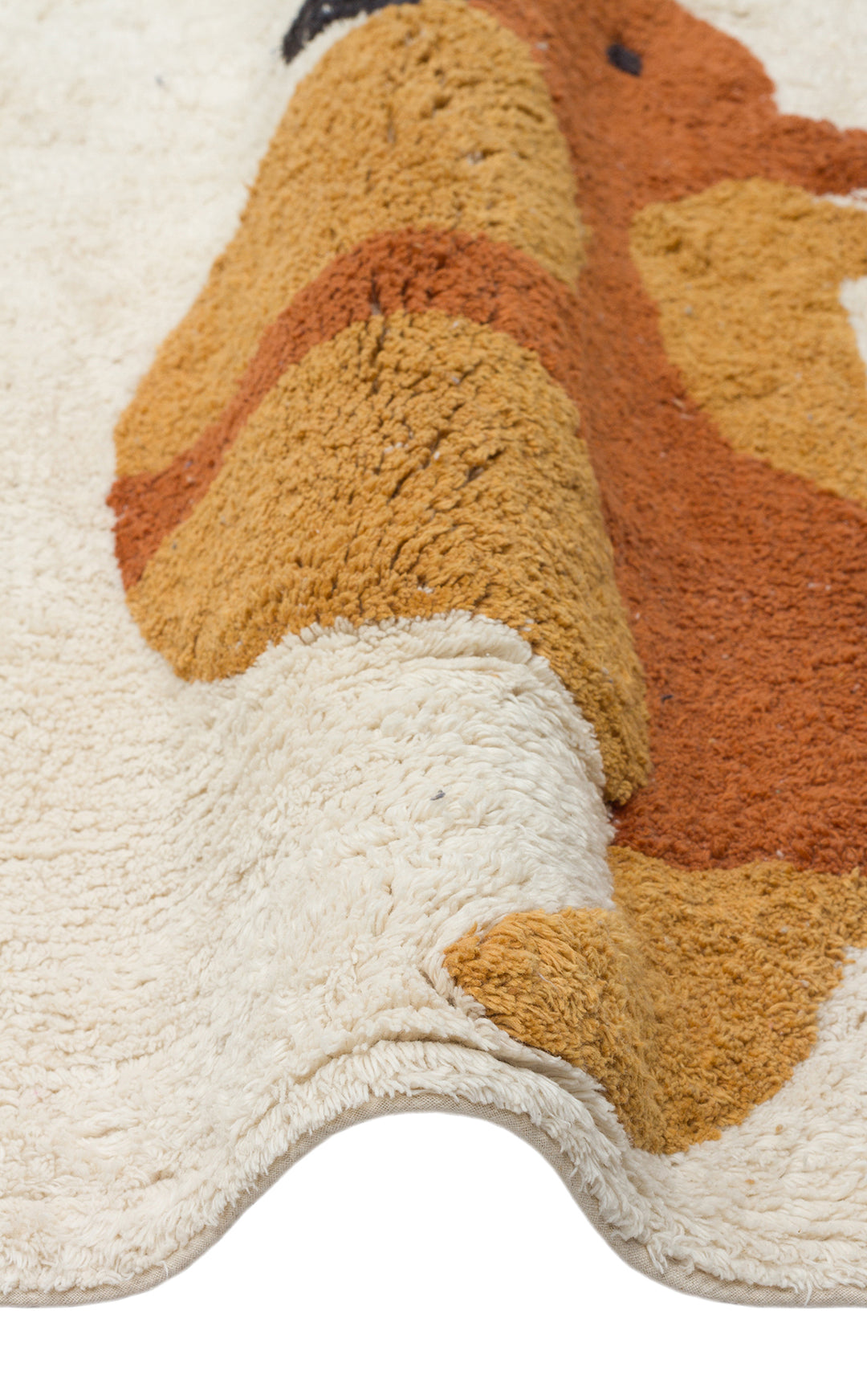 Candy Baby 08 %100 Pamuk Naturel Malzeme ile Üretilmiş Kaymaz Bebek Çocuk Halısı