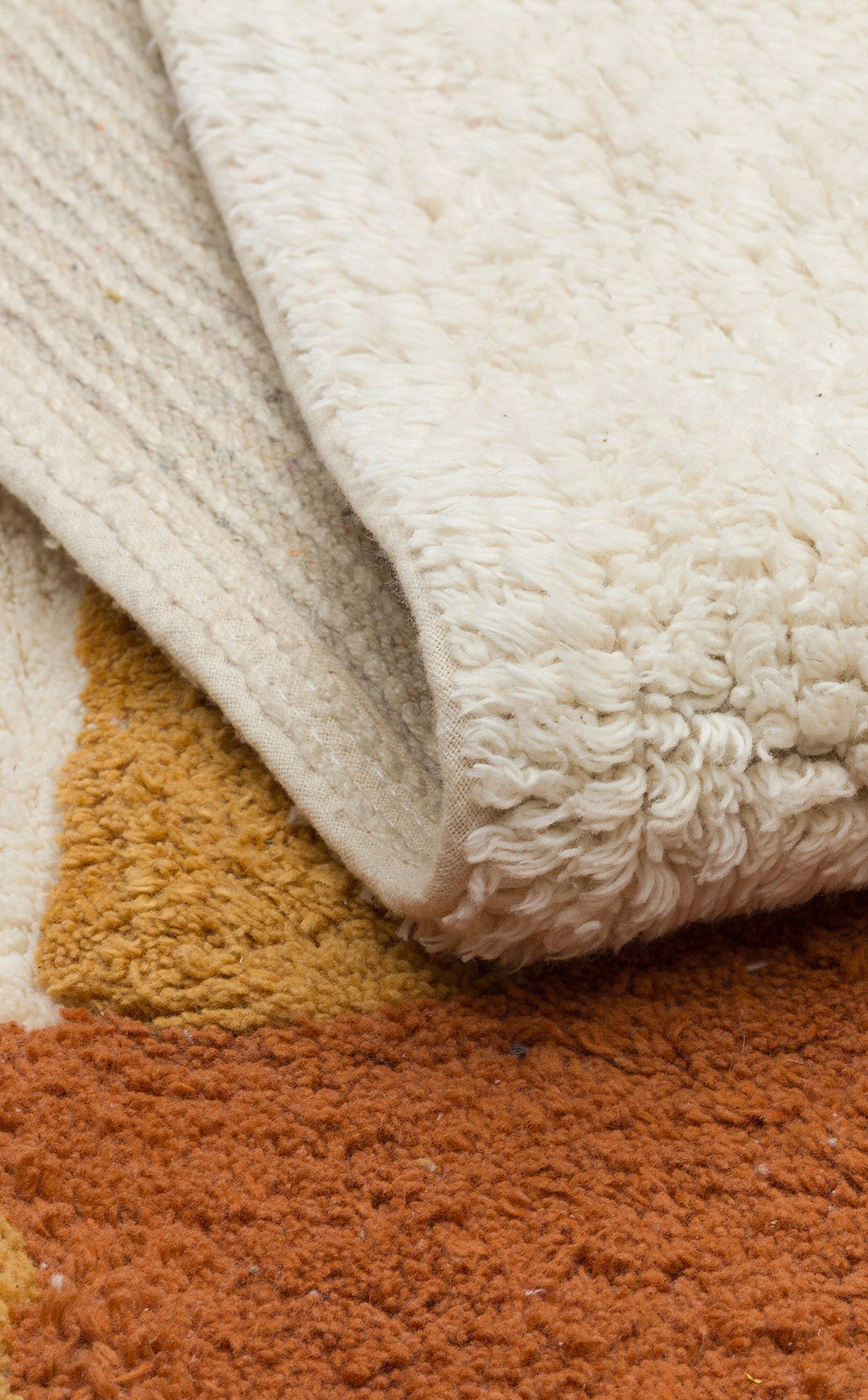 Candy Baby 08 %100 Pamuk Naturel Malzeme ile Üretilmiş Kaymaz Bebek Çocuk Halısı