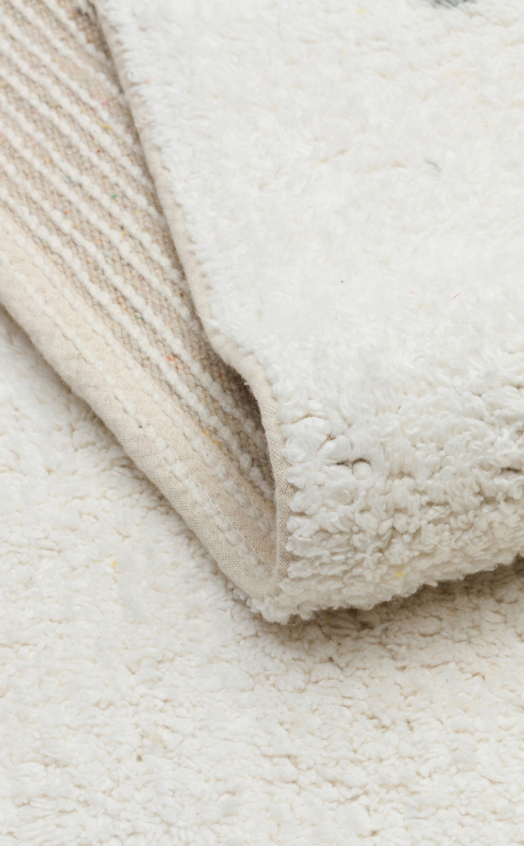 Candy Baby 10 %100 Pamuk Naturel Malzeme ile Üretilmiş Kaymaz Bebek Çocuk Halısı