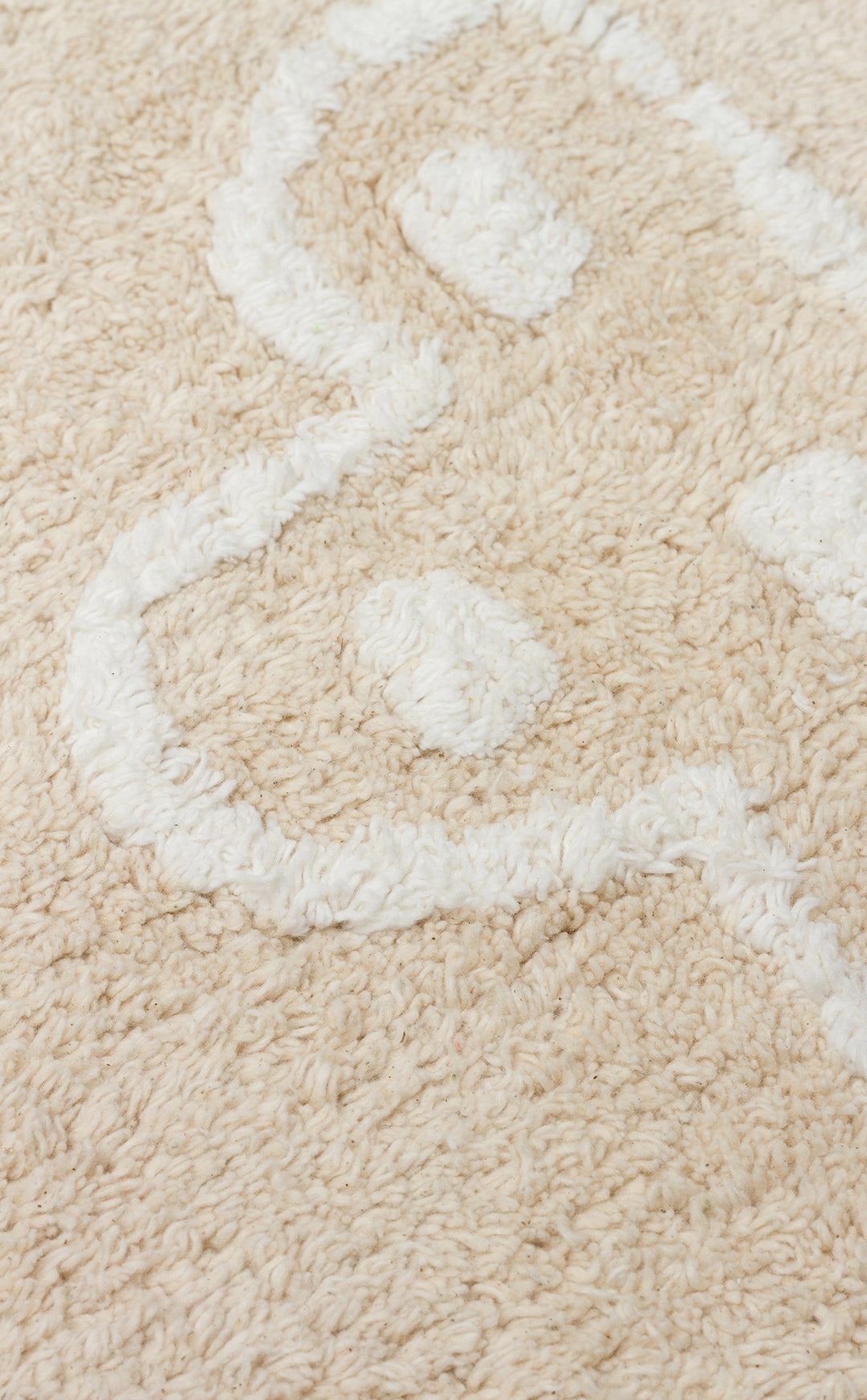 Candy Baby 16 %100 Pamuk Naturel Malzeme ile Üretilmiş Kaymaz Bebek Çocuk Halısı