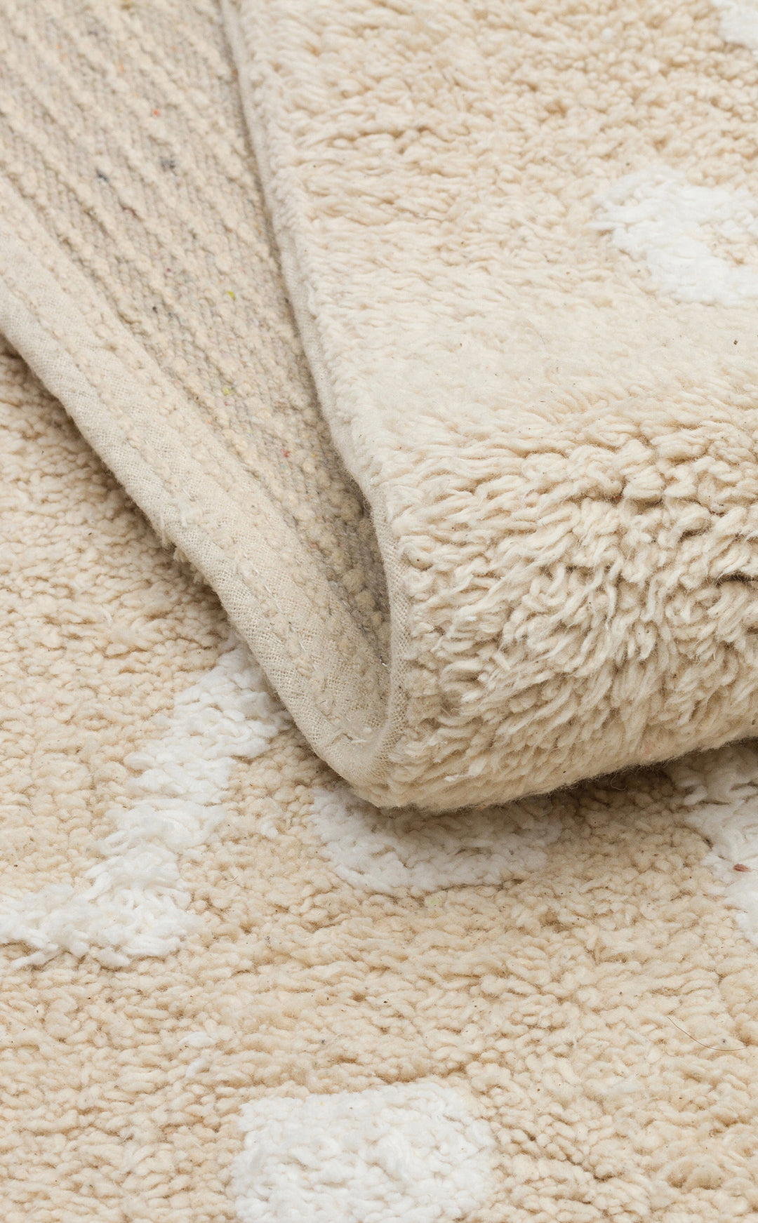 Candy Baby 16 %100 Pamuk Naturel Malzeme ile Üretilmiş Kaymaz Bebek Çocuk Halısı