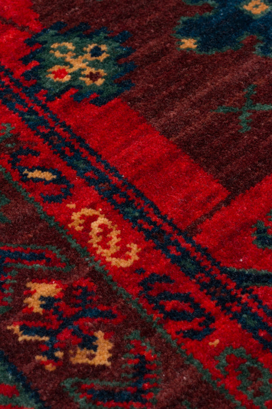 Rustik 02 Red Multy Doğal Yün ile Özel Tezgahlarda El Dokuma Teknikleri ile Üretilen Salon Halısı