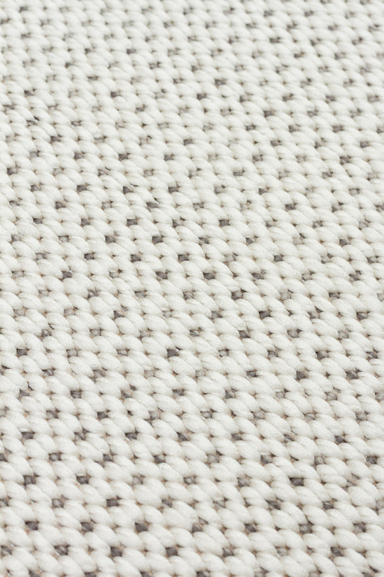 Samos 04 Grey Kaymaz Tabanlı Makine de Yıkanabilir, Silinebilir Mutfak Halısı Sisal Kilim