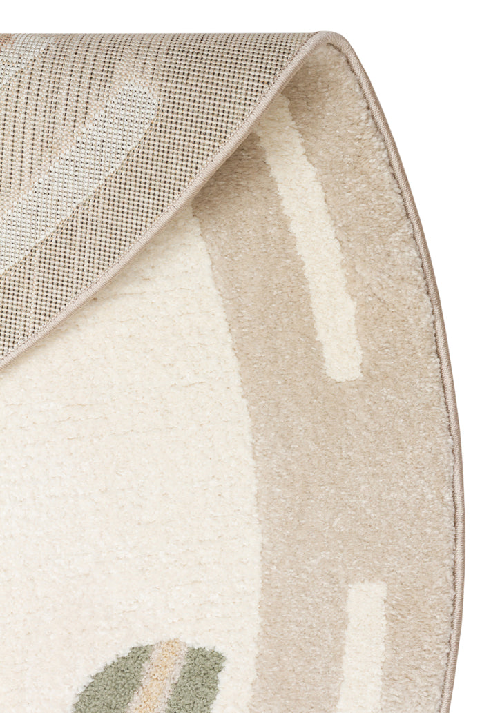 Zuma 01 cream multy Antialerjik Yapısıyla Özenle Üretilmiş Yıkanabilir Çocuk ve Bebek Halısı