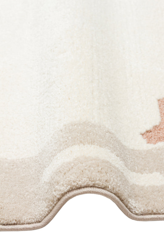 Zuma 01 cream multy Antialerjik Yapısıyla Özenle Üretilmiş Yıkanabilir Çocuk ve Bebek Halısı