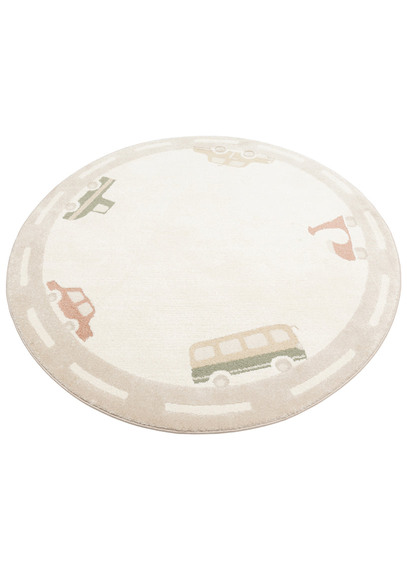 Zuma 01 cream multy Antialerjik Yapısıyla Özenle Üretilmiş Yıkanabilir Çocuk ve Bebek Halısı