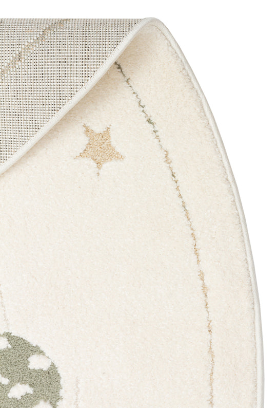 Zuma 02 cream multy Antialerjik Yapısıyla Özenle Üretilmiş Yıkanabilir Çocuk ve Bebek Halısı