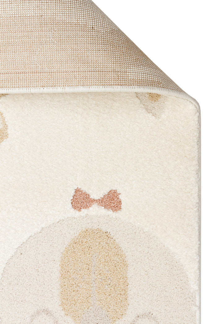 Zuma 04 cream multy Antialerjik Yapısıyla Özenle Üretilmiş Yıkanabilir Çocuk ve Bebek Halısı