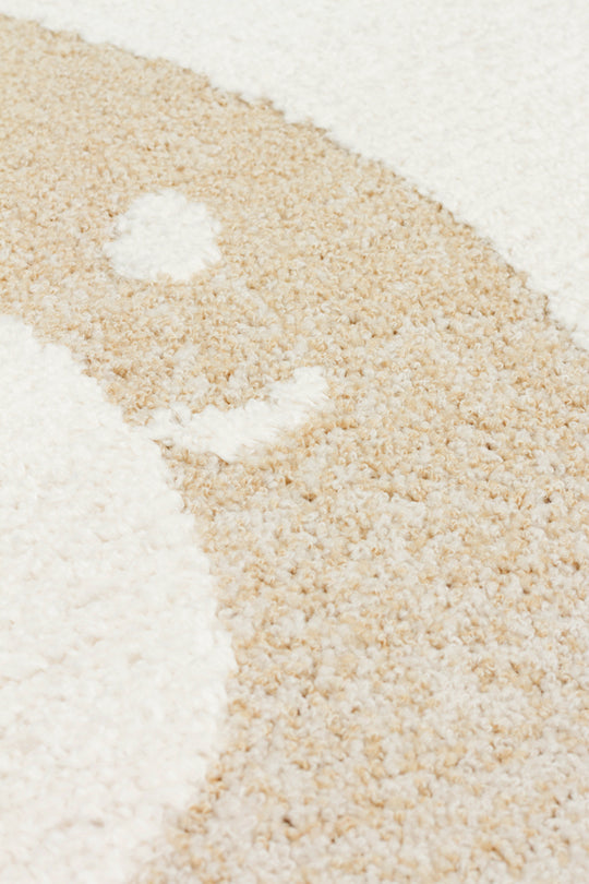 Zuma 06 cream multy Antialerjik Yapısıyla Özenle Üretilmiş Yıkanabilir Çocuk ve Bebek Halısı