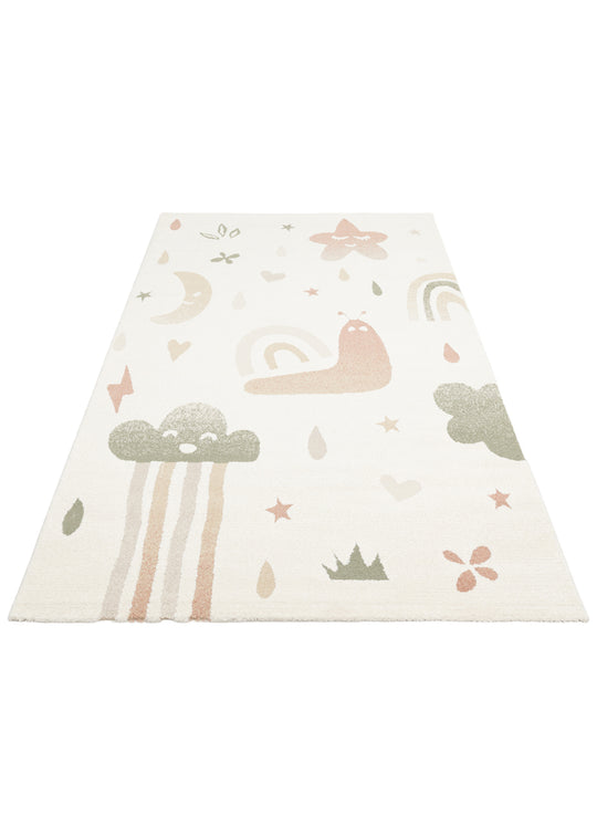 Zuma 06 cream multy Antialerjik Yapısıyla Özenle Üretilmiş Yıkanabilir Çocuk ve Bebek Halısı