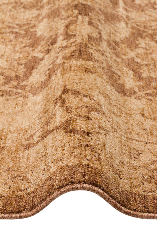 Harmoni 01 Beıge Vintage Eskitme Desenli Yumuşak Dokulu Şık Mutfak Koridor Salon Halısı