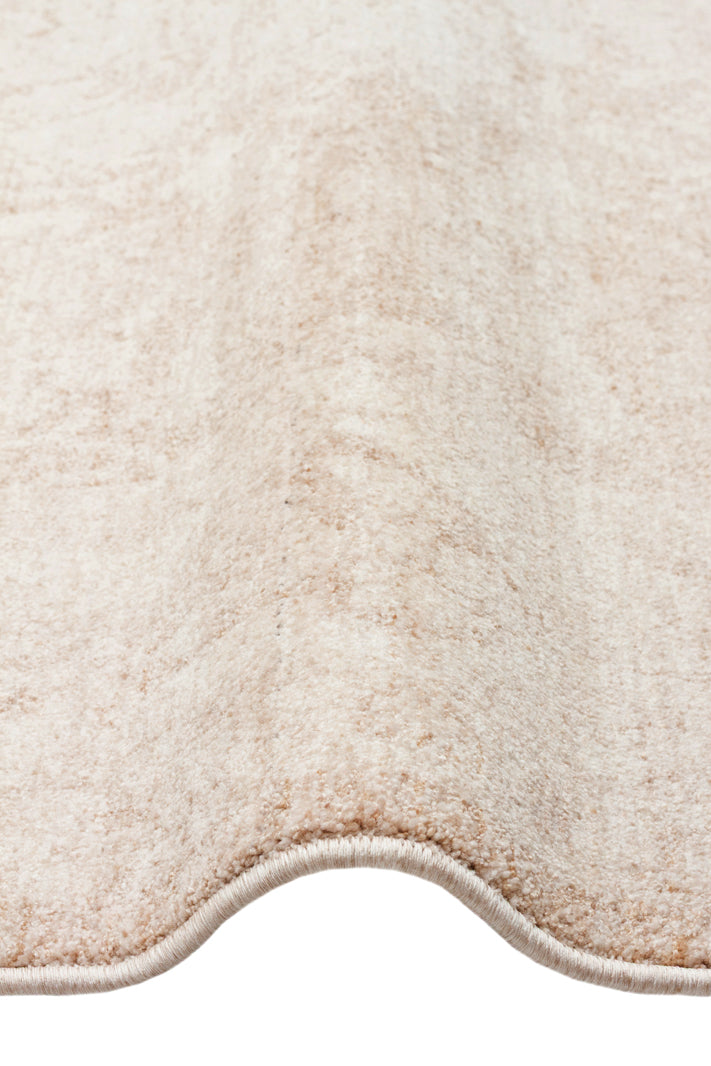 Harmoni 01 Cream Vintage Eskitme Desenli Yumuşak Dokulu Şık Mutfak Koridor Salon Halısı