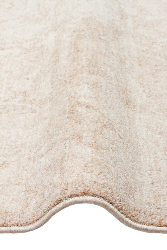 Harmoni 01 Cream Vintage Eskitme Desenli Yumuşak Dokulu Şık Mutfak Koridor Salon Halısı