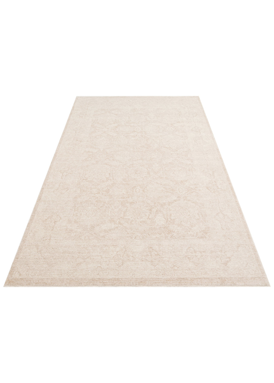 Harmoni 01 Cream Vintage Eskitme Desenli Yumuşak Dokulu Şık Mutfak Koridor Salon Halısı