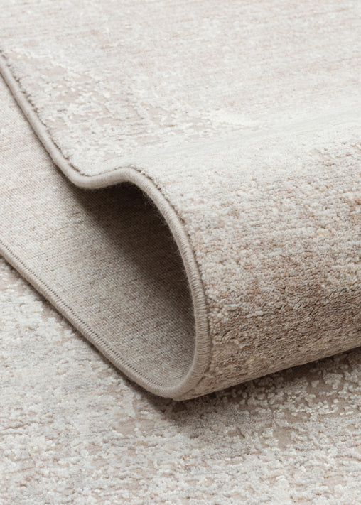 Kyoto 01 Grey Beige Klasik Desenlere Sahip Sık Dokuma Yüksek Kalite Oturma Odası Salon Halısı