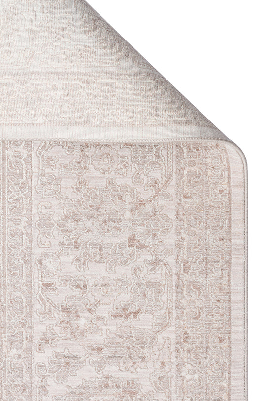 Kyoto 03 Cream Beige Klasik Desenlere Sahip Sık Dokuma Yüksek Kalite Oturma Odası Salon Halısı