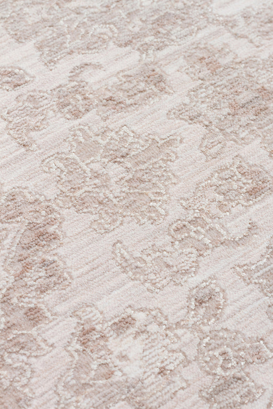 Kyoto 03 Cream Beige Klasik Desenlere Sahip Sık Dokuma Yüksek Kalite Oturma Odası Salon Halısı
