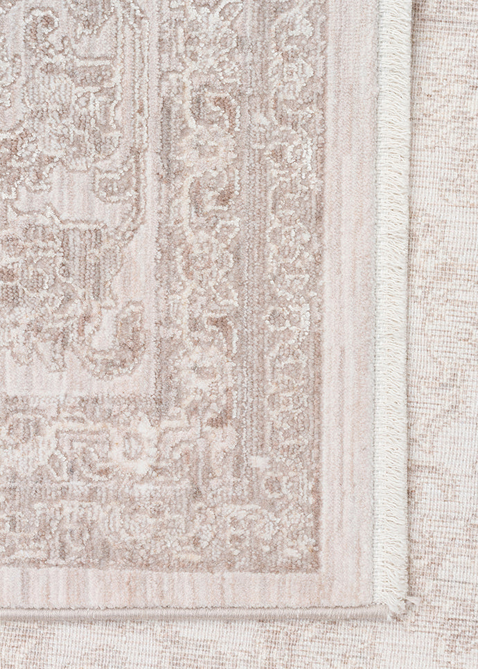 Kyoto 03 Cream Beige Klasik Desenlere Sahip Sık Dokuma Yüksek Kalite Oturma Odası Salon Halısı