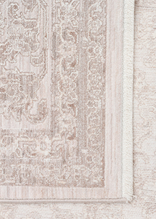 Kyoto 03 Cream Beige Klasik Desenlere Sahip Sık Dokuma Yüksek Kalite Oturma Odası Salon Halısı