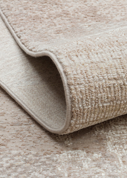 Kyoto 05 Beige Grey Klasik Desenlere Sahip Sık Dokuma Yüksek Kalite Oturma Odası Salon Halısı