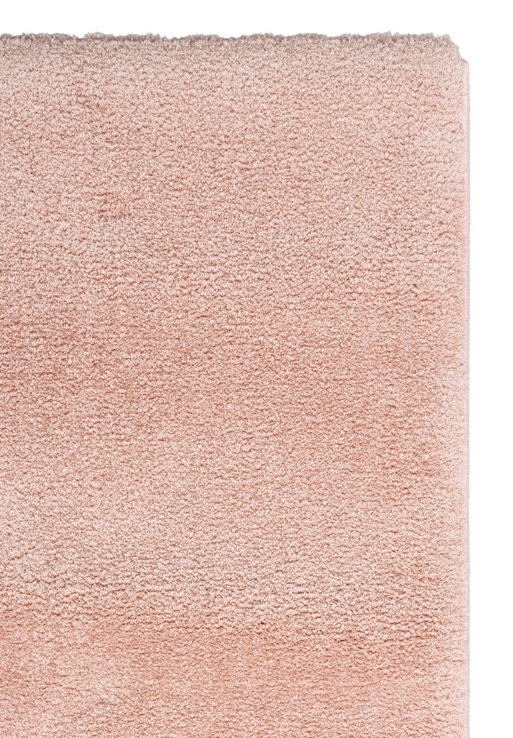 Soft Pembe Kolay Kullanımlı Hav Toz Vermez Yumuşak Dokulu Modern Pofuduk Halı