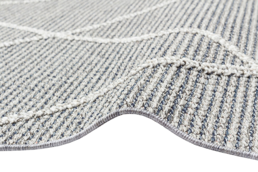 Lion 02 Grey Hasır Dokulu Bukle Dokumasıyla Hav Toz Vermez Modern Makine Halısı