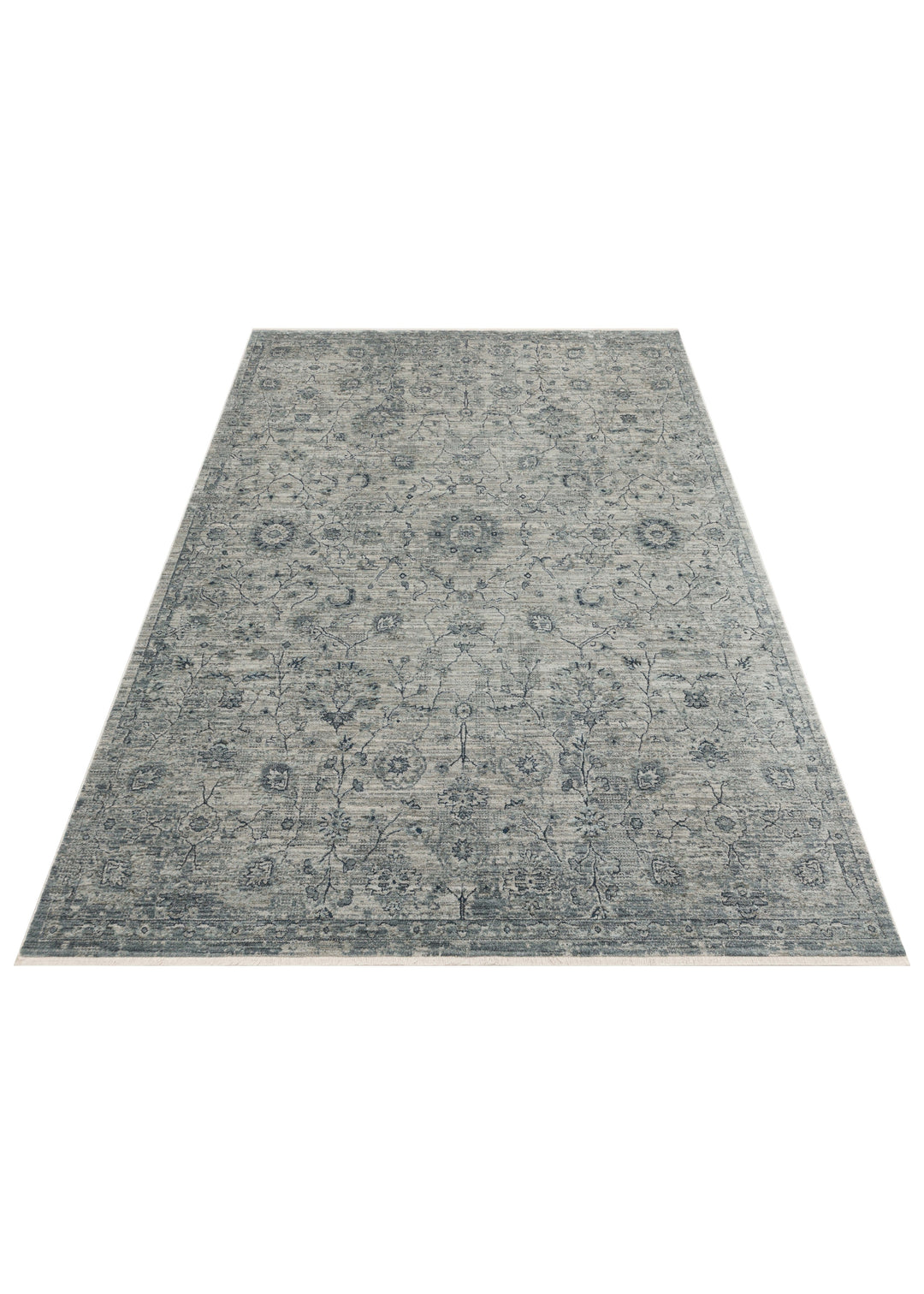 Ayder 01 Mavi Vintage Halı