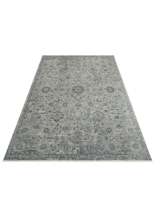 Ayder 01 Mavi Vintage Halı