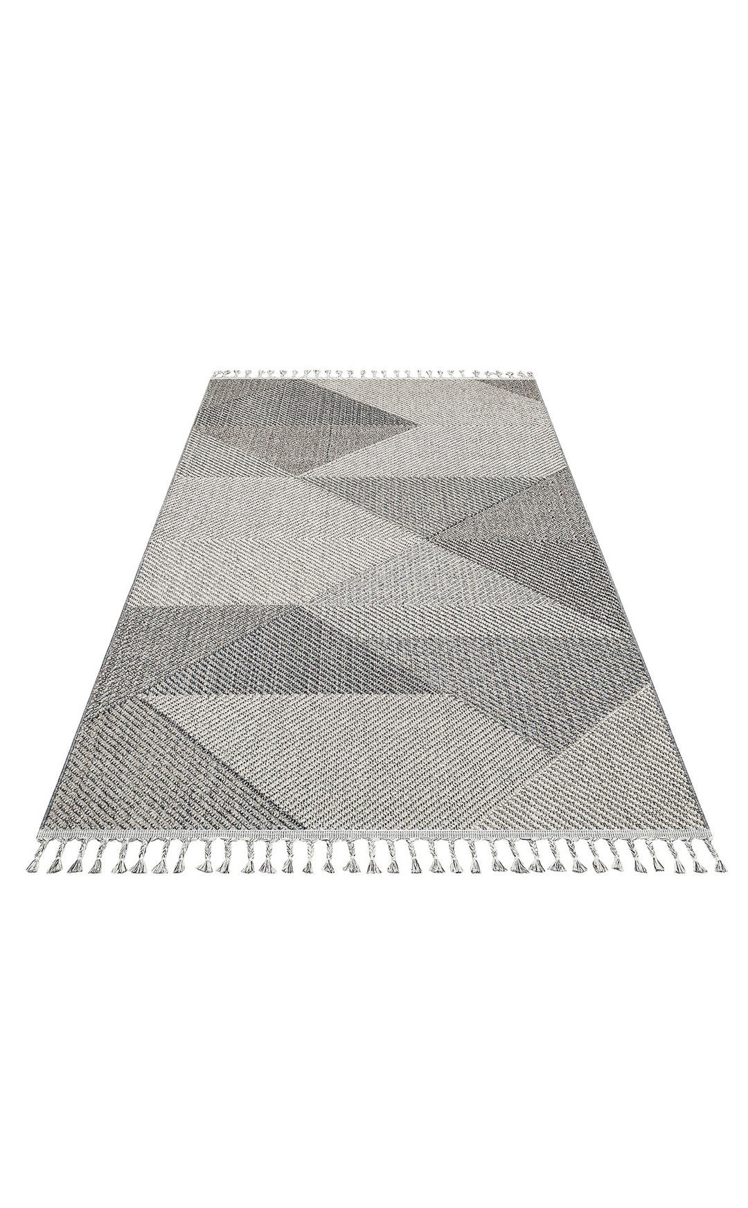 Lion 08 Grey Hasır Dokulu Bukle Dokumasıyla Hav Toz Vermez Modern Makine Halısı