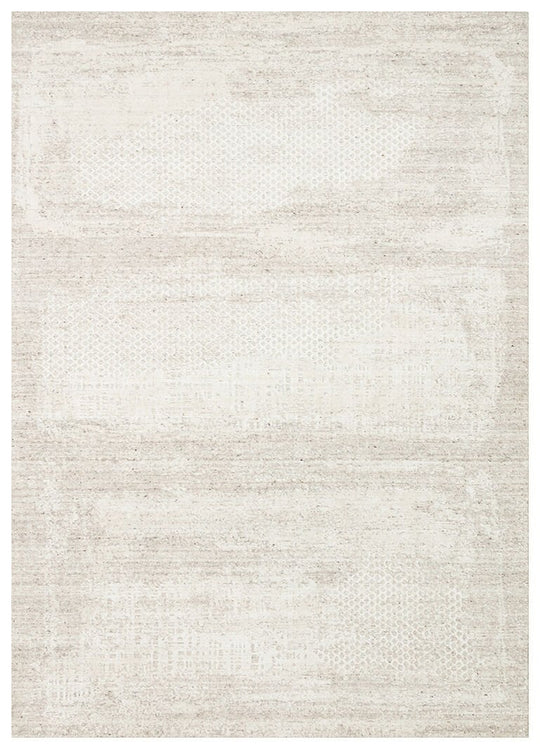 Exotic Beıge, %100 El Dokuması, Yün, Viskon Karışımı ile Üretilmiş Kendinden Desenli Salon Halısı