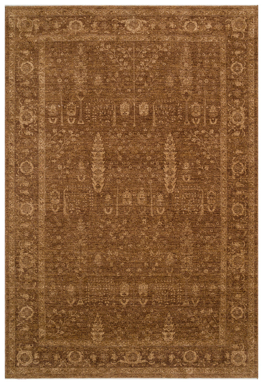 Harmoni 03 Beige Vintage Eskitme Desenli Salon Halısı
