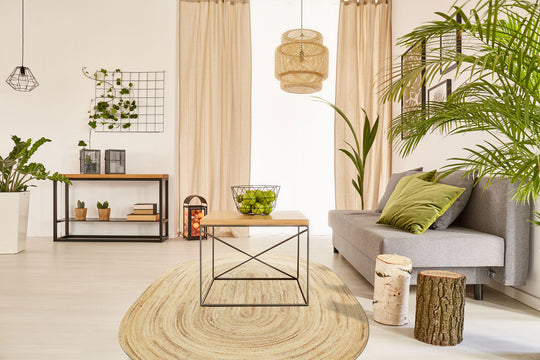 Maldiv 01E Natural Jüt %100 El Dokuma Hasır Halı Antre, Hol, Balkon, Oturma Odası Halısı