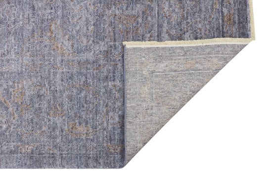 Pera 02 D.Grey Bronze Uşaklı Kadınların Yoğun El Emeği ile Dokunan Soyut Desenli, Salon Halısı