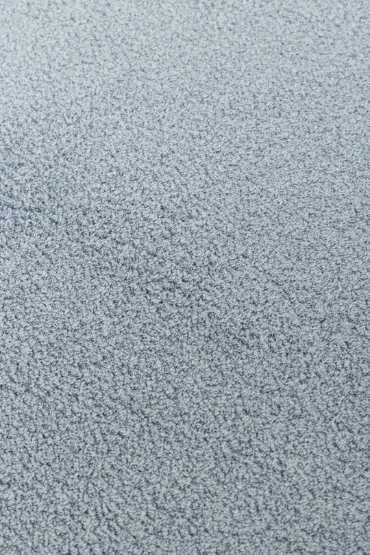 Soft Blue Yuvarlak Halı Kolay Kullanımlı Hav Toz Vermez Yumuşak Dokulu Modern Pofuduk Halı