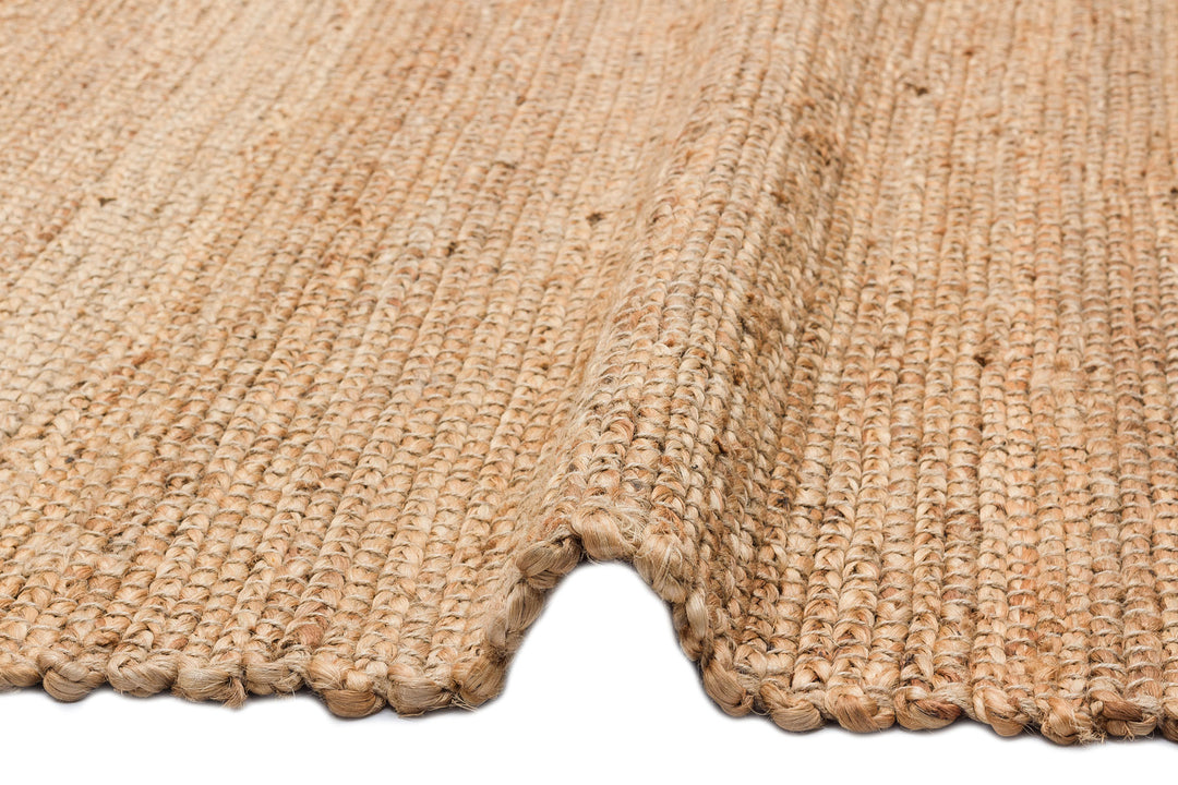 Maldiv 02 Natural Jüt %100 El Dokuma Hasır Halı Antre, Hol, Balkon, Oturma Odası Halısı