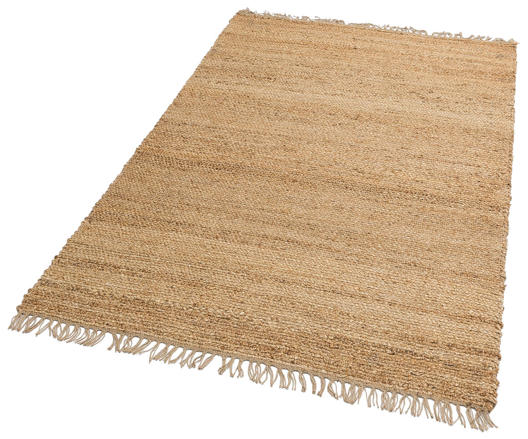 Maldiv 02 Natural Jüt %100 El Dokuma Hasır Halı Antre, Hol, Balkon, Oturma Odası Halısı
