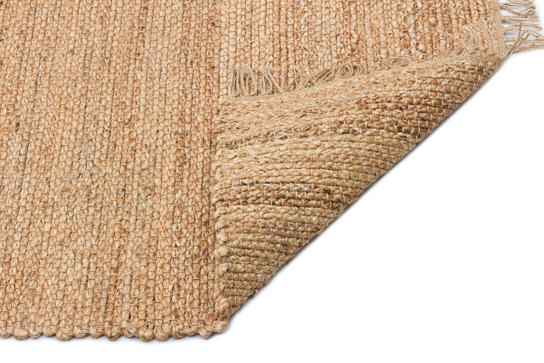 Maldiv 02 Natural Jüt %100 El Dokuma Hasır Halı Antre, Hol, Balkon, Oturma Odası Halısı